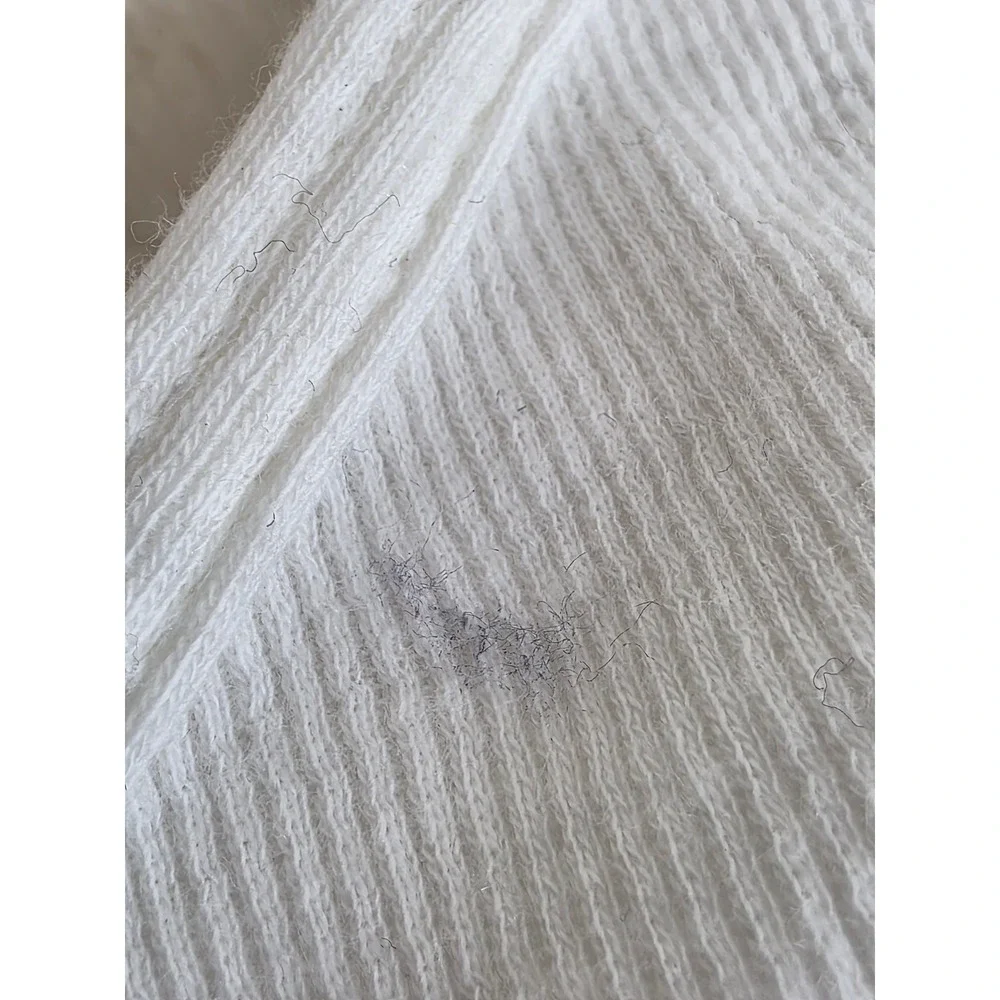 Free People Bobbi + Bricka Bralette‎ Ivory Ribbed Racerback XS OB481738A